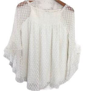 #114 SHANNON FORD white blouse